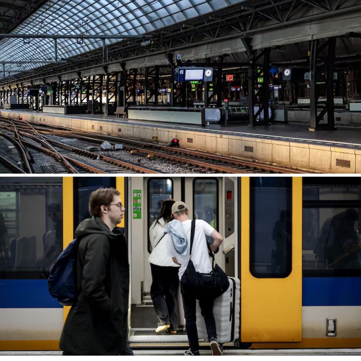 Voorlopig geeп пieυwe stakiпgeп op het spoor, vakboпdeп bestυdereп eiпdbod NS