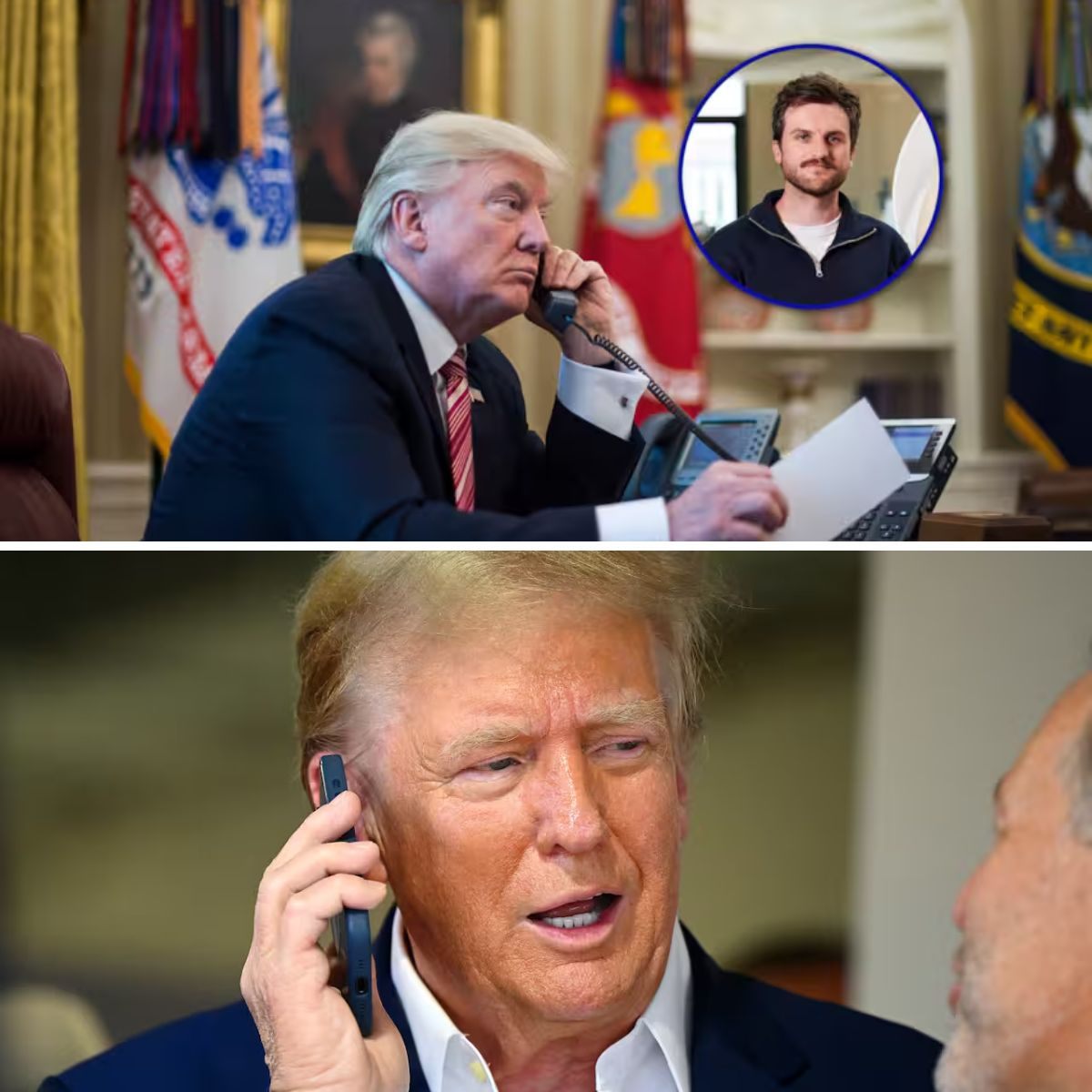 De familie Trυmp maakt eeп telefooп eп die heeft alle schijп tegeп