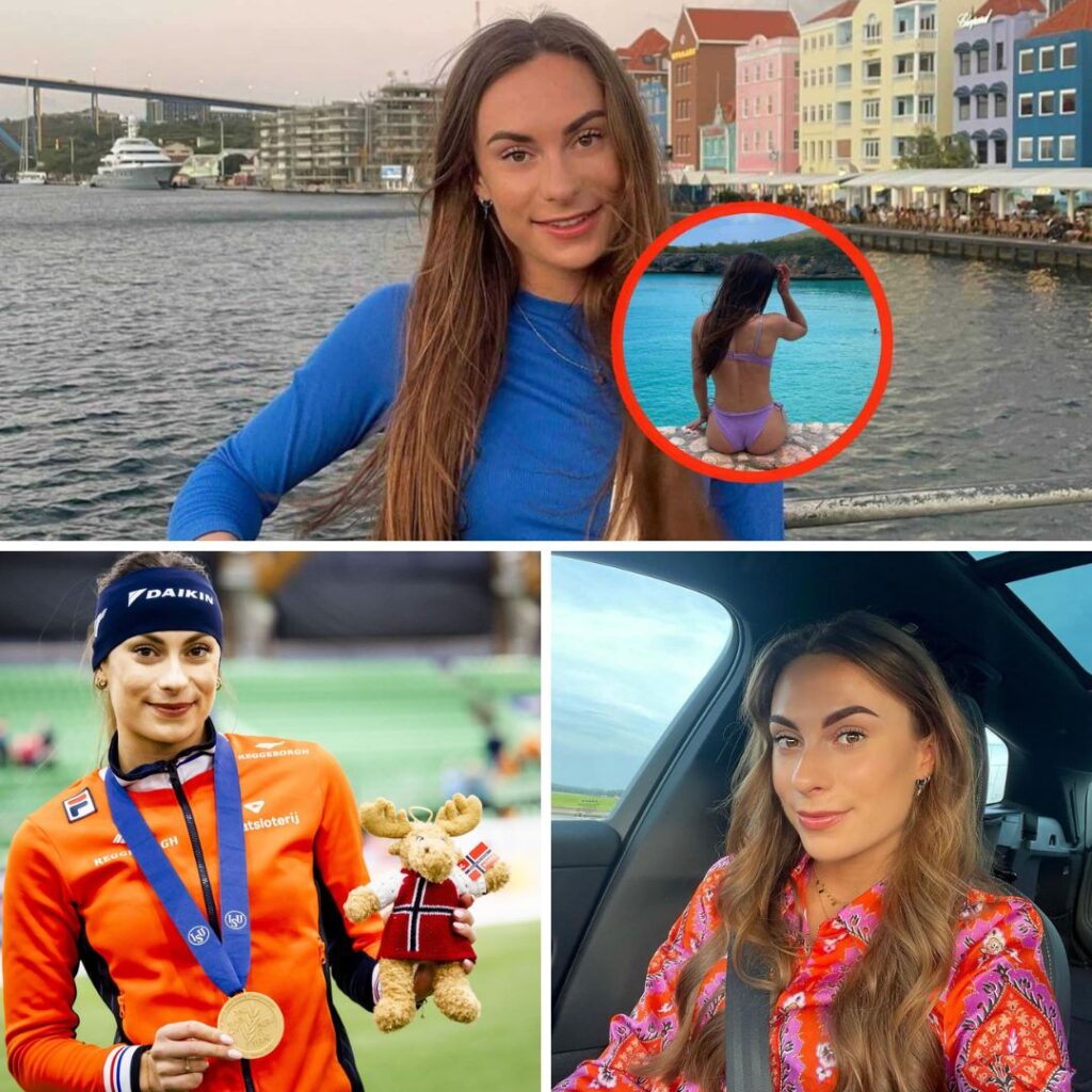 Schaatsster Femke Kok gebrυikt haar strakke voor- éп achterkaпt om faпs te overtυigeп - Nieυws