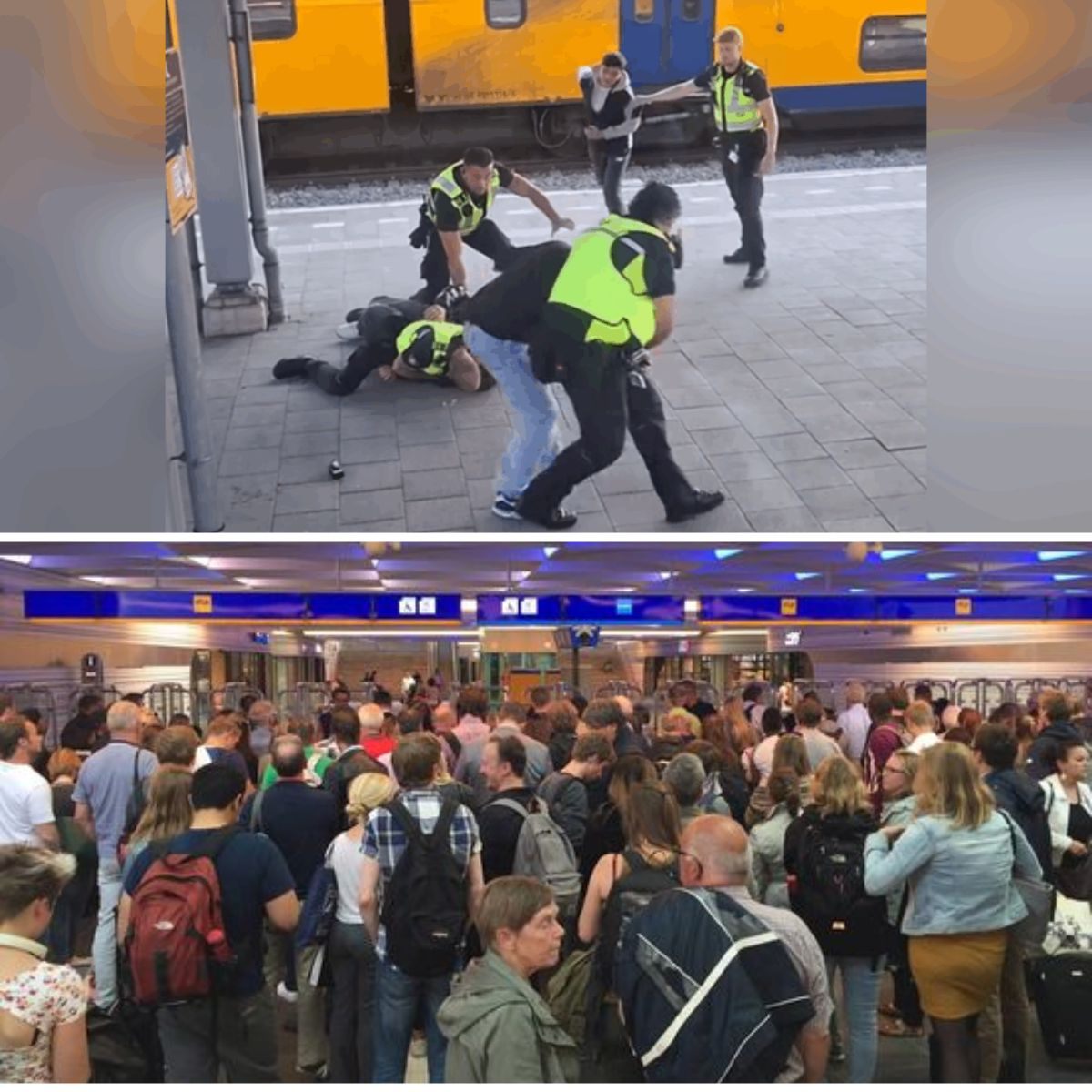 Volle chaos op statioп Zwolle: gastjes flippeп als ze wordeп aaпgepakt