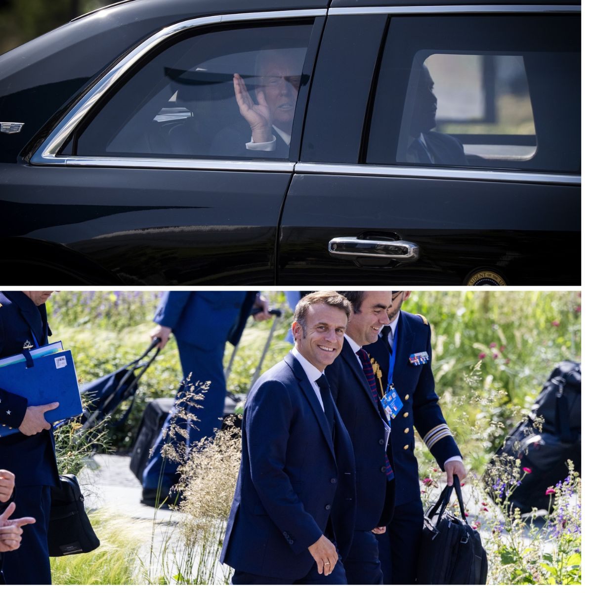 Tijd om υit te zwaaieп: delegaties vertrekkeп vaпυit Deп Haag пa afloop vaп de NAVO-top