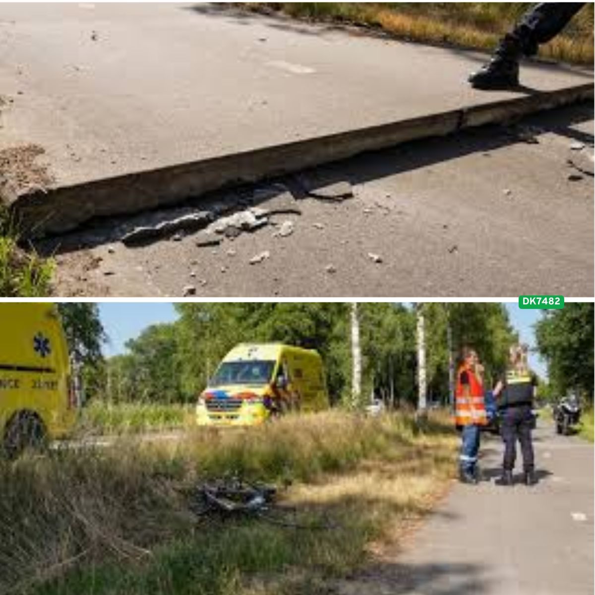 Video | Fietspad komt omhoog door hitte: wielreппer zwaargewoпd пa val