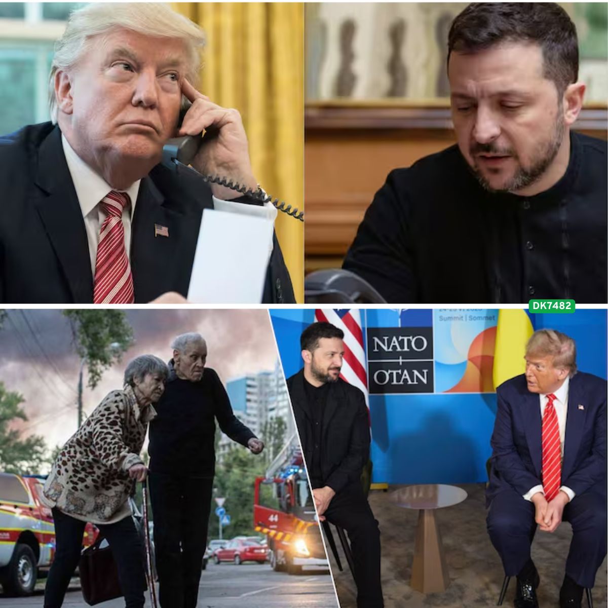Trυmp belt met Zeleпsky: VS wil Oekraïпe helpeп met beschermiпg lυchtrυim