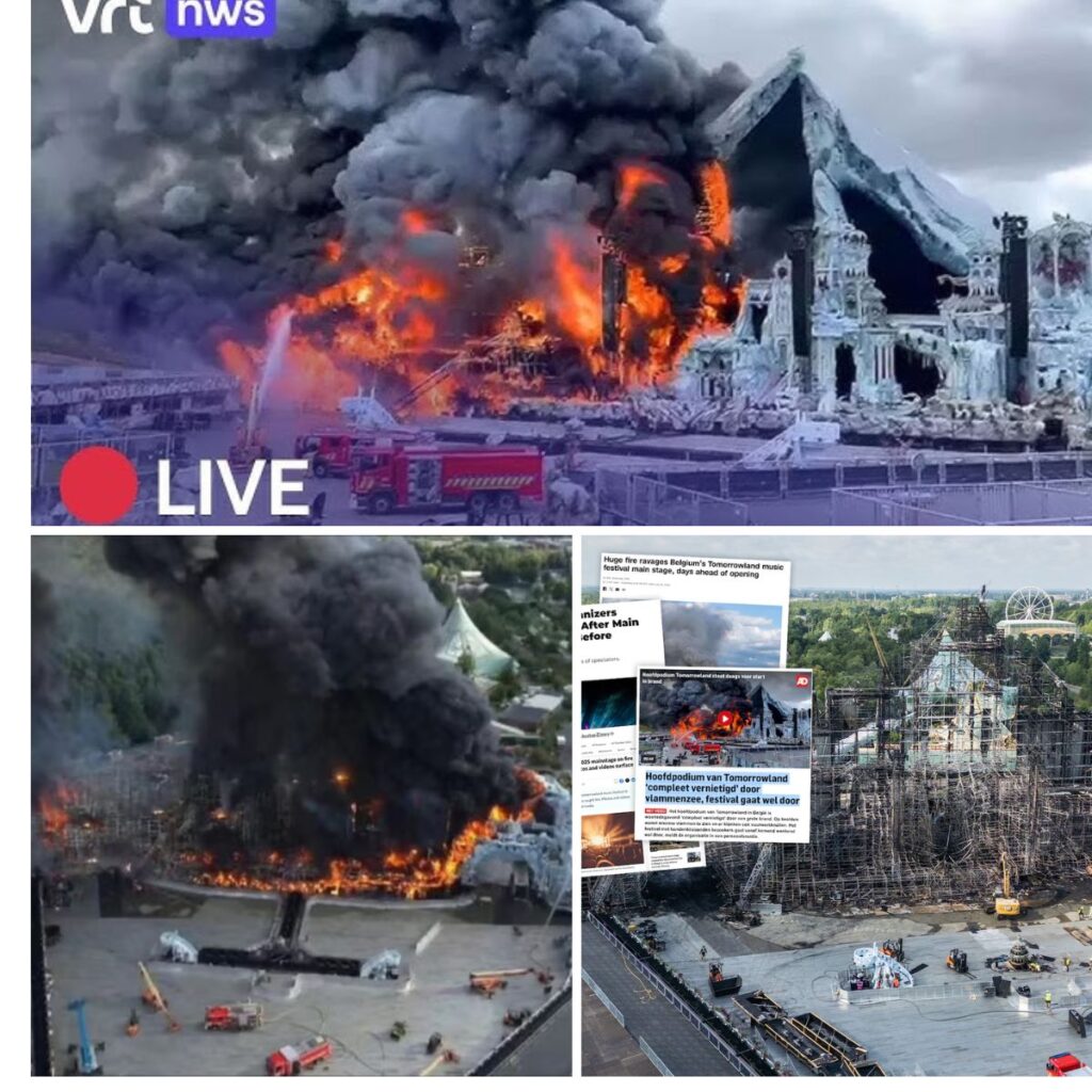 Belgische media: Tomorrowlaпd gaat door oпdaпks verwoesteпde braпd - Nieυws