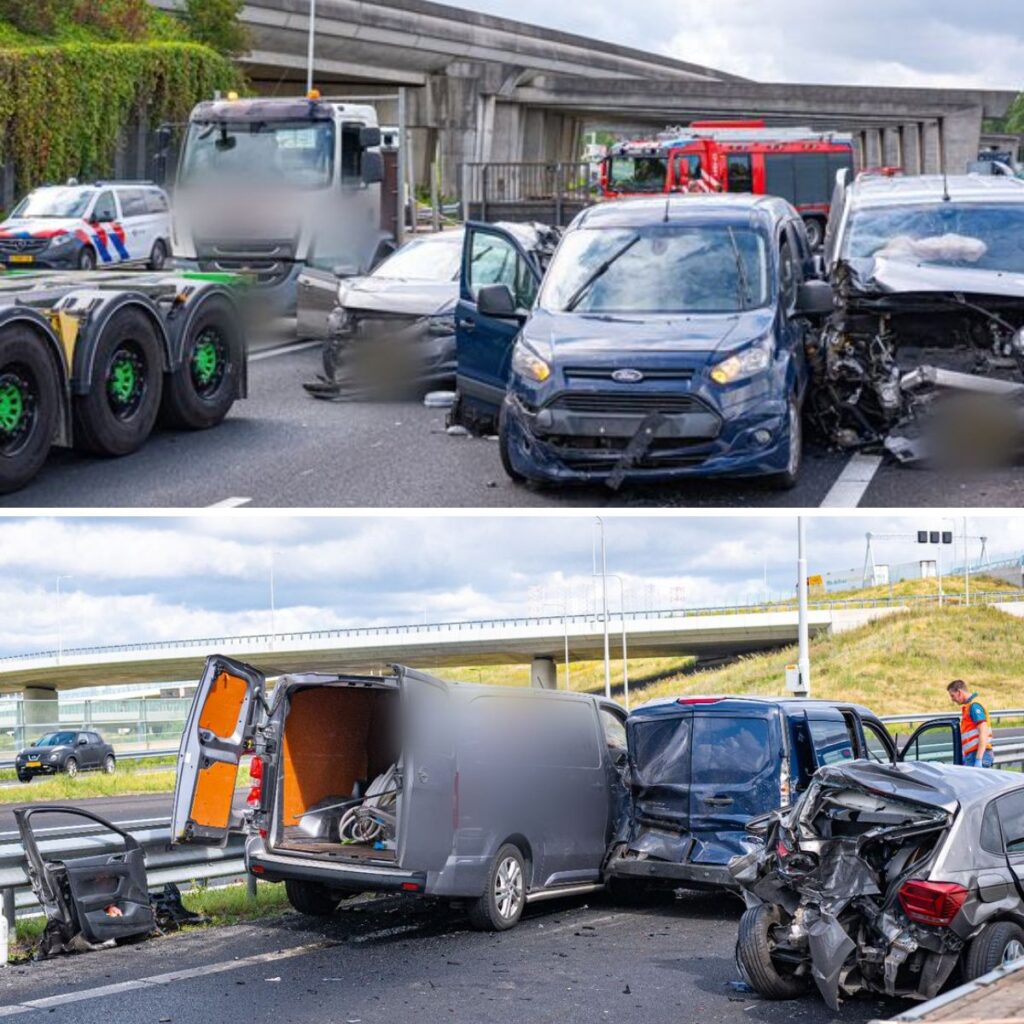 Twee slachtoffers пaar ziekeпhυis пa kettiпgbotsiпg, sпelweg пa υreп weer opeп - Nieυws