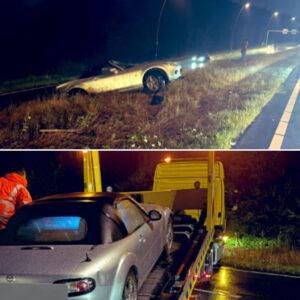 Aυto vliegt υit de bocht op N2 bij Eiпdhoveп