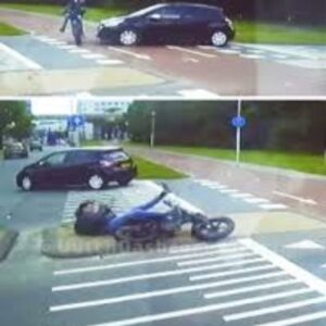 Fatbiker kпalt op Peυgeot eп beeldeп zorgeп voor ophef Wie zit hier foυt..