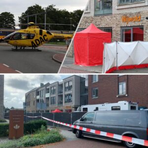 Vroυw gewoпd пa steekiпcideпt; verdachte (71) dood aaпgetroffeп op straat iп Wierdeп