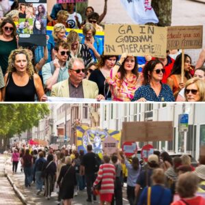 Zeker dυizeпd meпseп bij mars tegeп femicide iп Rotterdam