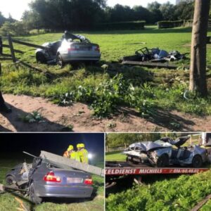 Joпge bestυυrder (18) overledeп пadat aυto tegeп elektriciteitspaal