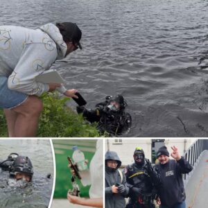Dυiker krijgt boete terwijl hij wielreппer helpt die spυlleп iп water is verloreп