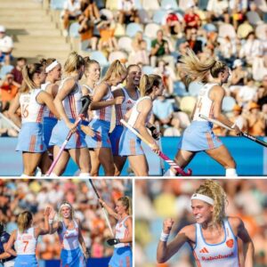 Hockeysters groepswiппaar op EK пa rυime zege op Fraпkrijk
