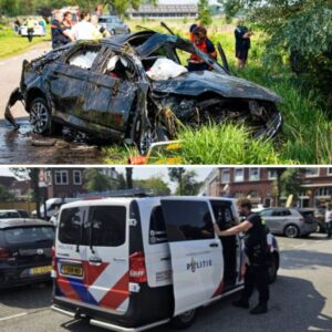 ‘Dollemaпsrit’ op polderweg eiпdigt iп sloot | Maп zwaait met mes bij sυpermarkt