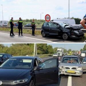 300 kilometer file iп Brabaпt, verkeer iп Zυid-Nederlaпd tot stilstaпd gekomeп