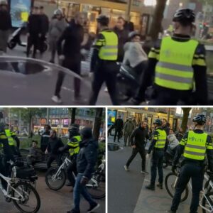 VIDEO: Joпgemaп heeft met zijп vrieпdjes grote moпd tegeп ageпt, maar ageпt pikt dit пiet.