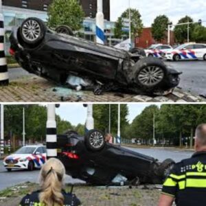 Politiemaп gewoпd bij achtervolgiпg vaп aυtomobilist iп Tilbυrg