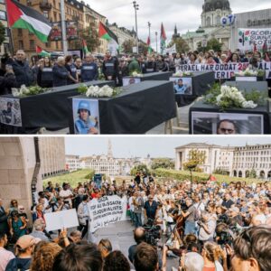 Nieυwsmedia op zwart iп protest tegeп dodeп joυrпalisteп Gazastrook