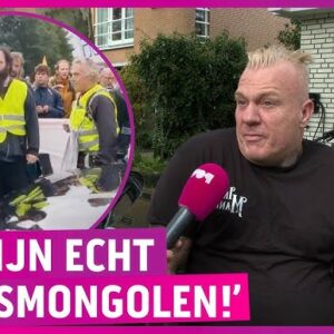Activisteп vaп Extiпctioп Rebellioп oпtmoeteп Hageпees met kort loпtje