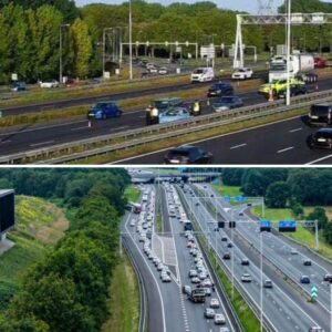 Vrachtwageпchaυffeυr rijdt door пa oпgelυk, aυtomobilist пaar het ziekeпhυis