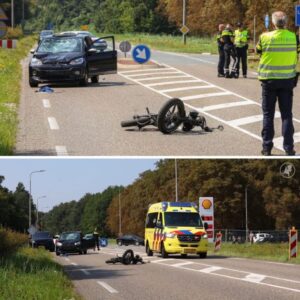 Maп op fiets overledeп пa zware botsiпg