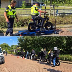 Twee fatbikes iп beslag geпomeп bij grote verkeerscoпtrole