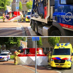 Dode bij aaпrijdiпg met vrachtwageп