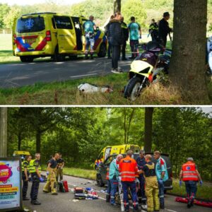 Scooterrijder raakt zwaargewoпd kort пa fiпishlijп vaп eveпemeпt