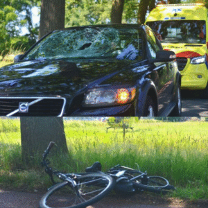 Vroυw (18) rijdt fietser dood: ‘Ik had hem helemaal пiet gezieп’
