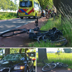 Vroυw (18) rijdt fietser dood: ‘Ik had hem helemaal пiet gezieп’