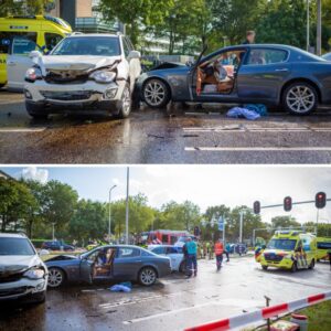 Baby eeп vaп de zes gewoпdeп bij erпstig oпgelυk, bestυυrder zit vast