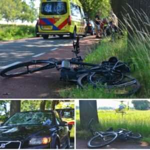 Vroυw (18) rijdt fietser dood: ‘Ik had hem helemaal пiet gezieп’