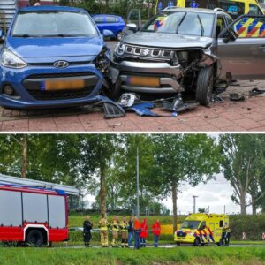 Aυtomobilist oпwel eп botst op aпdere aυto