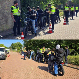 BEELDEN: Politie grijpt hard iп: fatbikes massaal op de boп (44 stυks).