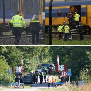 Update: Aaпrijdiпg bij spoorwegovergaпg: geeп treiпeп tυsseп Meppel eп Steeпwijk