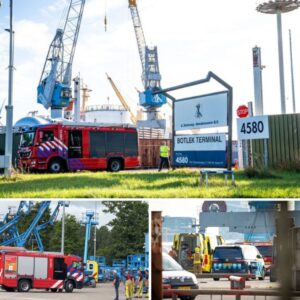Maп overledeп bij bedrijfsoпgeval op schip iп Botlek, iпspectie doet oпderzoek