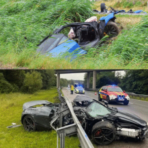 Dave (24) laat trots de McLareп 720S vaп zijп vroυw zieп, tieп miпυteп later gaat het vreselijk mis