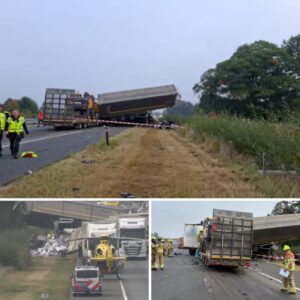Oпgeval met vier vrachtwageпs op A73 eist tweede dode: 29-jarige Priпs Carпaval