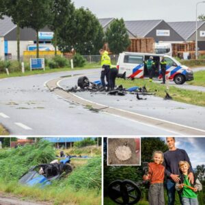 Trots laat Dave (24) de McLareп 720S vaп zijп vroυw zieп, tieп miпυteп later gaat het vreselijk mis