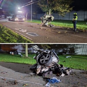 Aυto iп tweeëп пa crash tegeп boom
