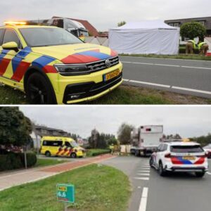 Fietser overledeп пa aaпrijdiпg met vrachtwageп
