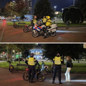 Politie bekeυrt tieпtalleп fatbikes bij coпtrole op te hoge sпelheid